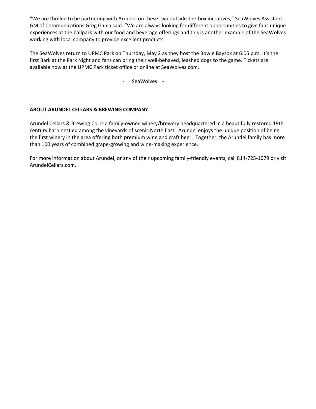 Press release, page 5