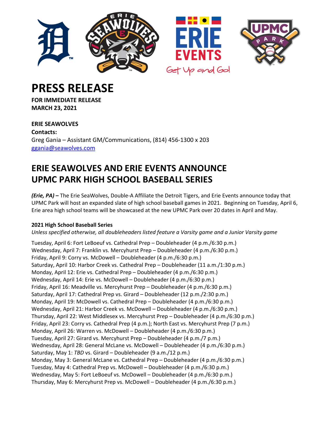 Press release, page 6