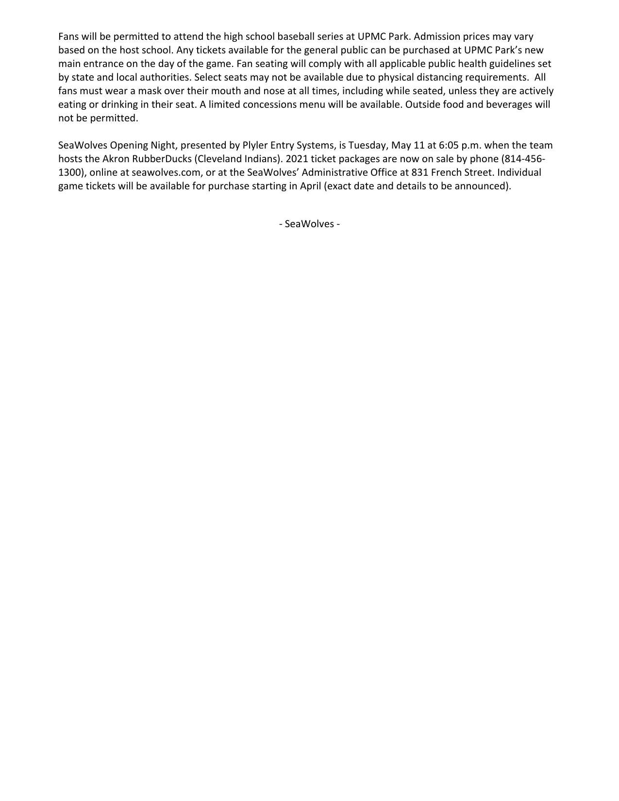 Press release, page 7
